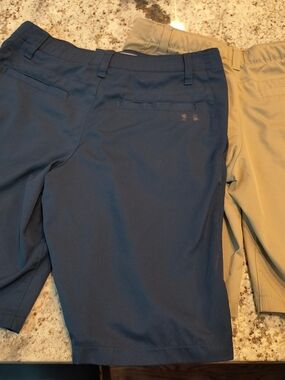 Under Armour Boy's Navy and Khaki  Shorts